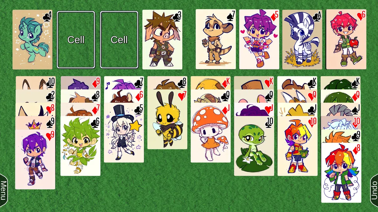 Wyvern Solitaire Deck Pack: Cute Stuff Screenshot 2