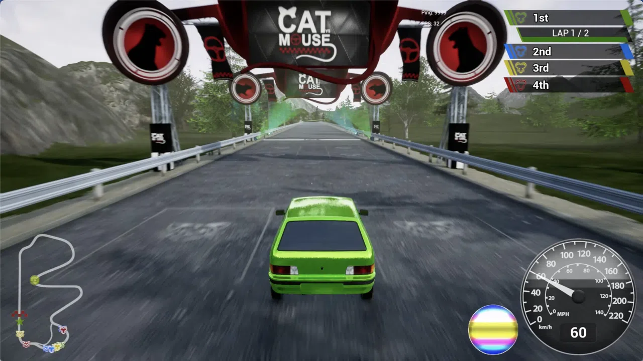 Street Claws: Cat and Mouse Racing Screenshot 0
