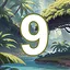 9 level completed icon