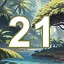 21 level completed icon