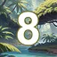8 level completed icon