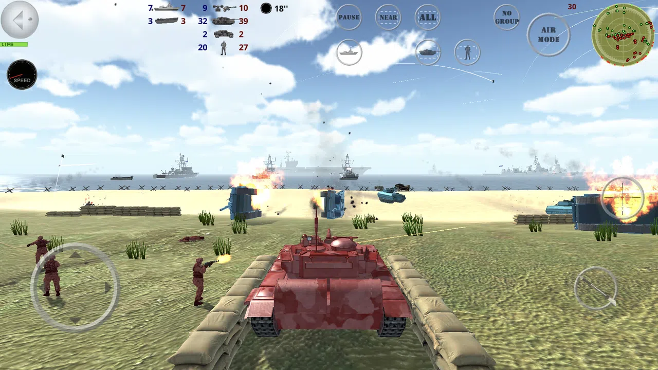 Battle 3D - Strategy game - Red Side Screenshot 0