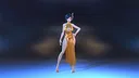 Angel Legion-DLC High-Slit Cheongsam (Orange) Screenshot 2