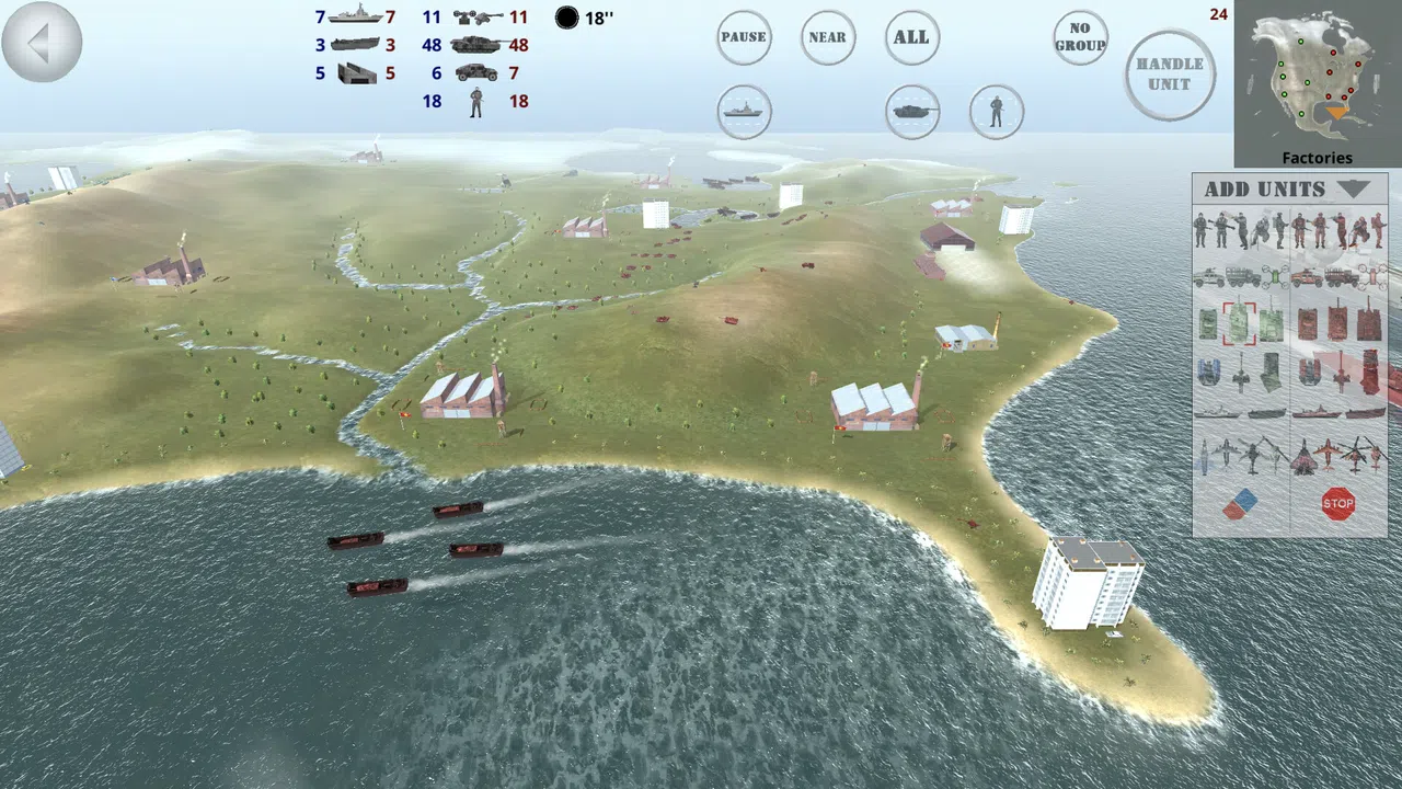Battle 3D - Strategy game - Special Maps Screenshot 0