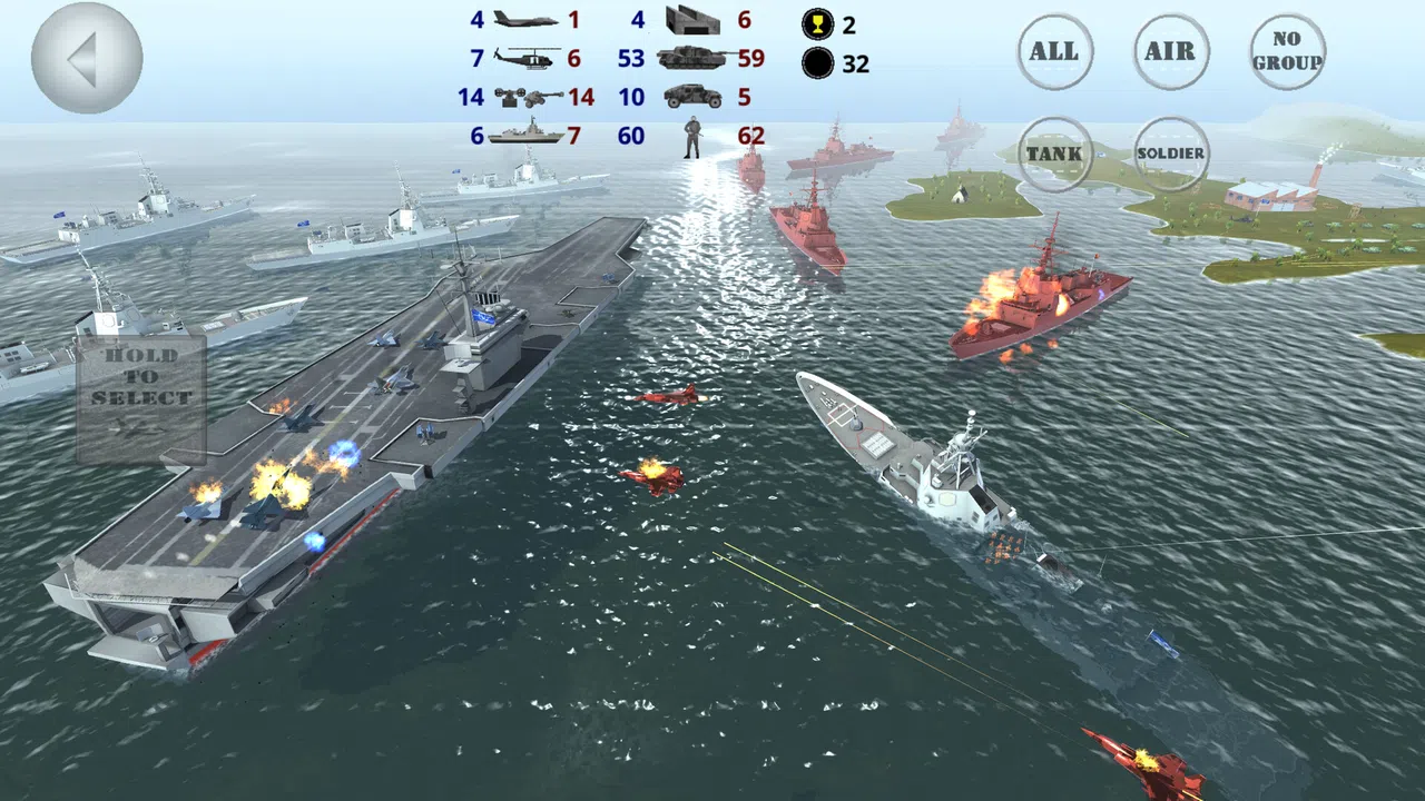 Battle 3D - Strategy game - Special Maps Screenshot 2