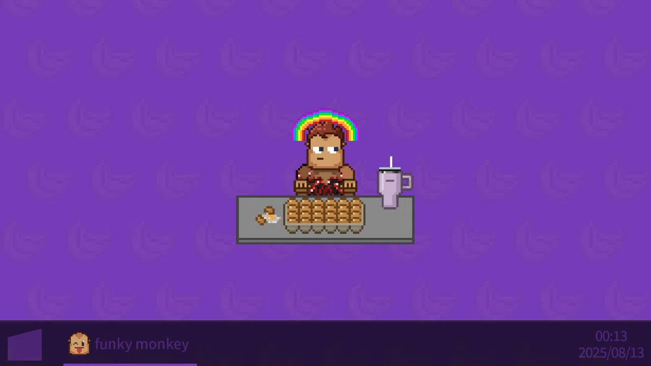 Funky Monkey: Time to Slack Off! Screenshot 1