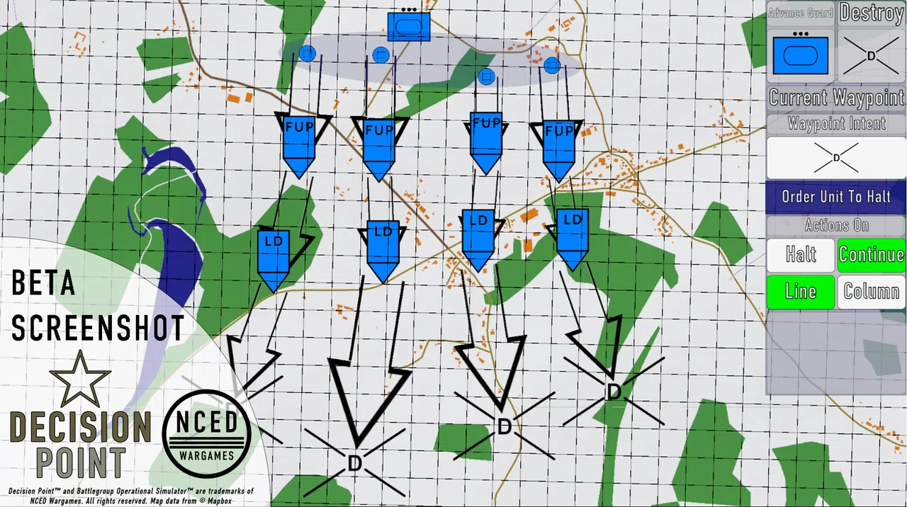 Decision Point: Battlegroup Operational Simulator Screenshot 1