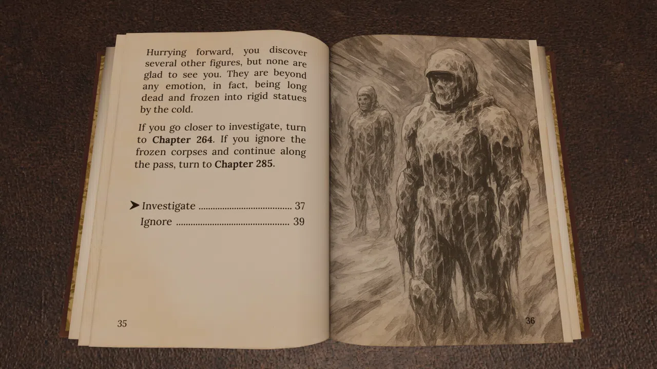 Heart of Ice by Dave Morris Screenshot 0