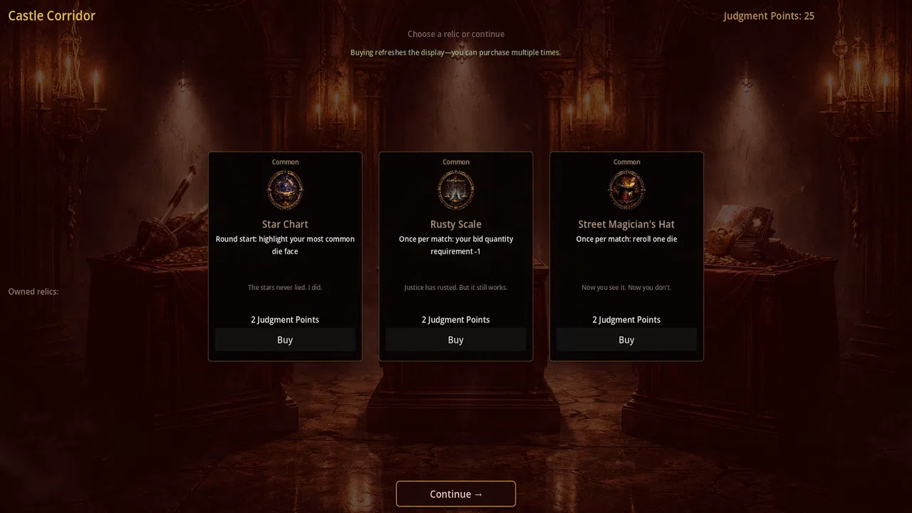Castle of Lies: Fate's Roll 謊言之堡：命運骰局 Screenshot 6