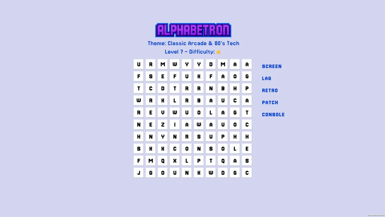 Alphabetron Screenshot 1