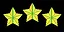 Three Green Stars icon