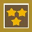 Three stars icon