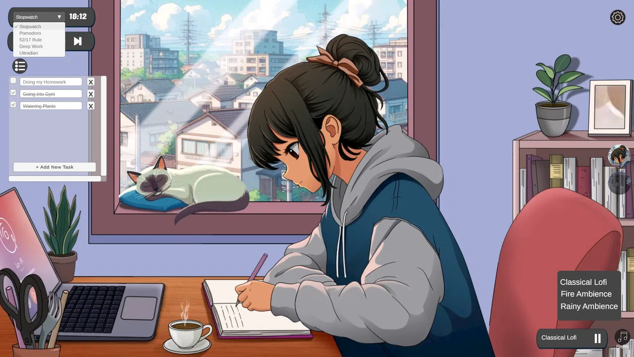 Study With Me: Lofi Vibes Screenshot 4