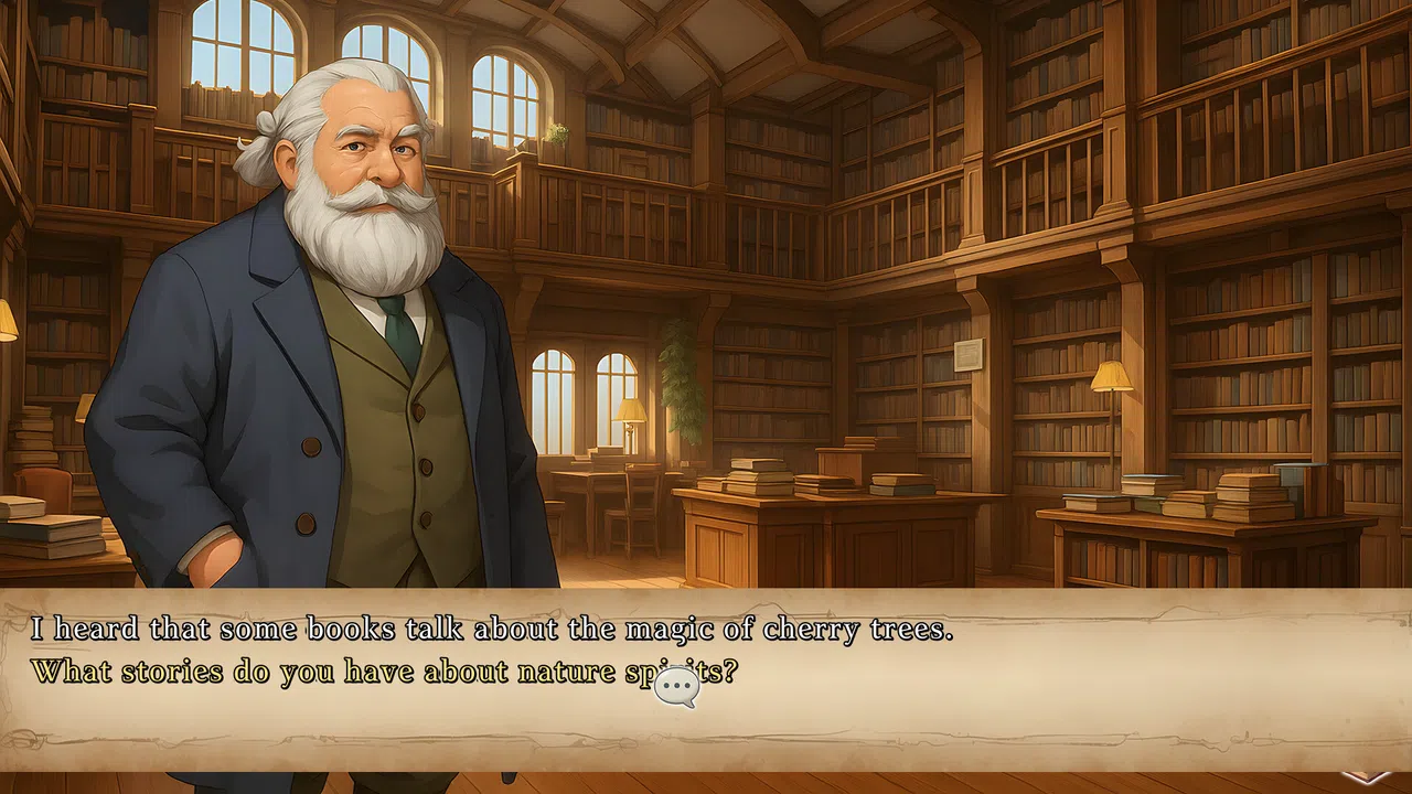The shadow of the cherry trees Screenshot 1