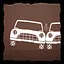 Dangerous driving icon