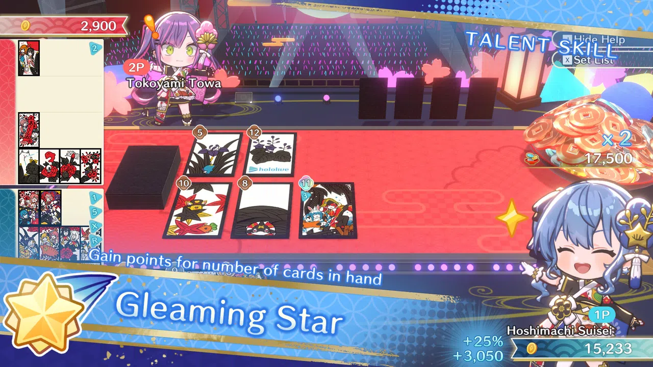 hololive Holo's Hanafuda DLC: Hoshimachi Suisei & Tokoyami Towa Set Screenshot 1
