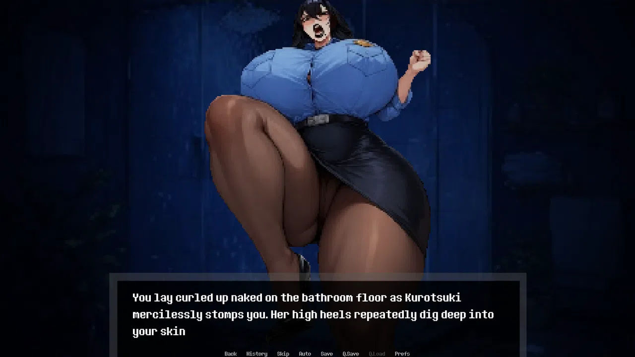 Dominated by: Yandere Goth Cop Screenshot 3