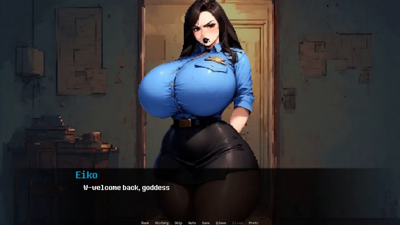 Dominated by: Yandere Goth Cop Screenshot 0