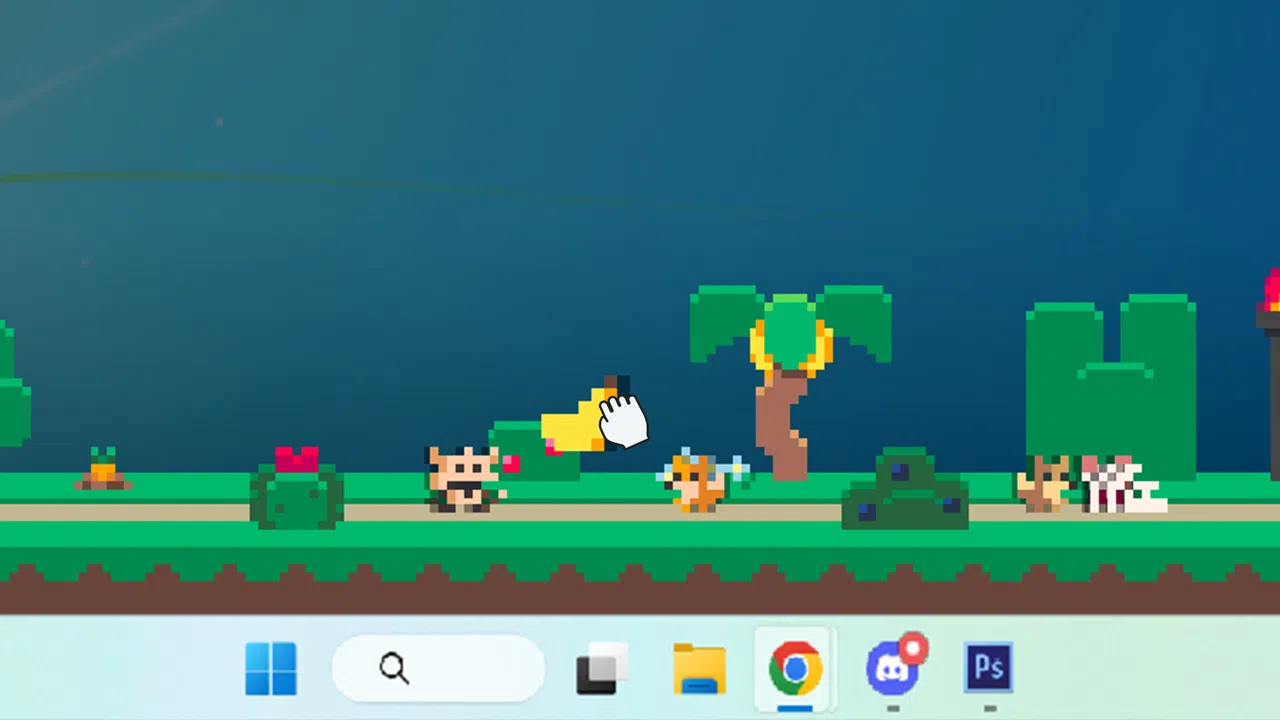 Bitsies: I Caught a Strange Creature Roaming on My Desktop and Now I Raise Them in My Tiny Garden Screenshot 1