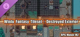 RPG Maker MZ - Winlu Fantasy Tileset - Destroyed Exterior
