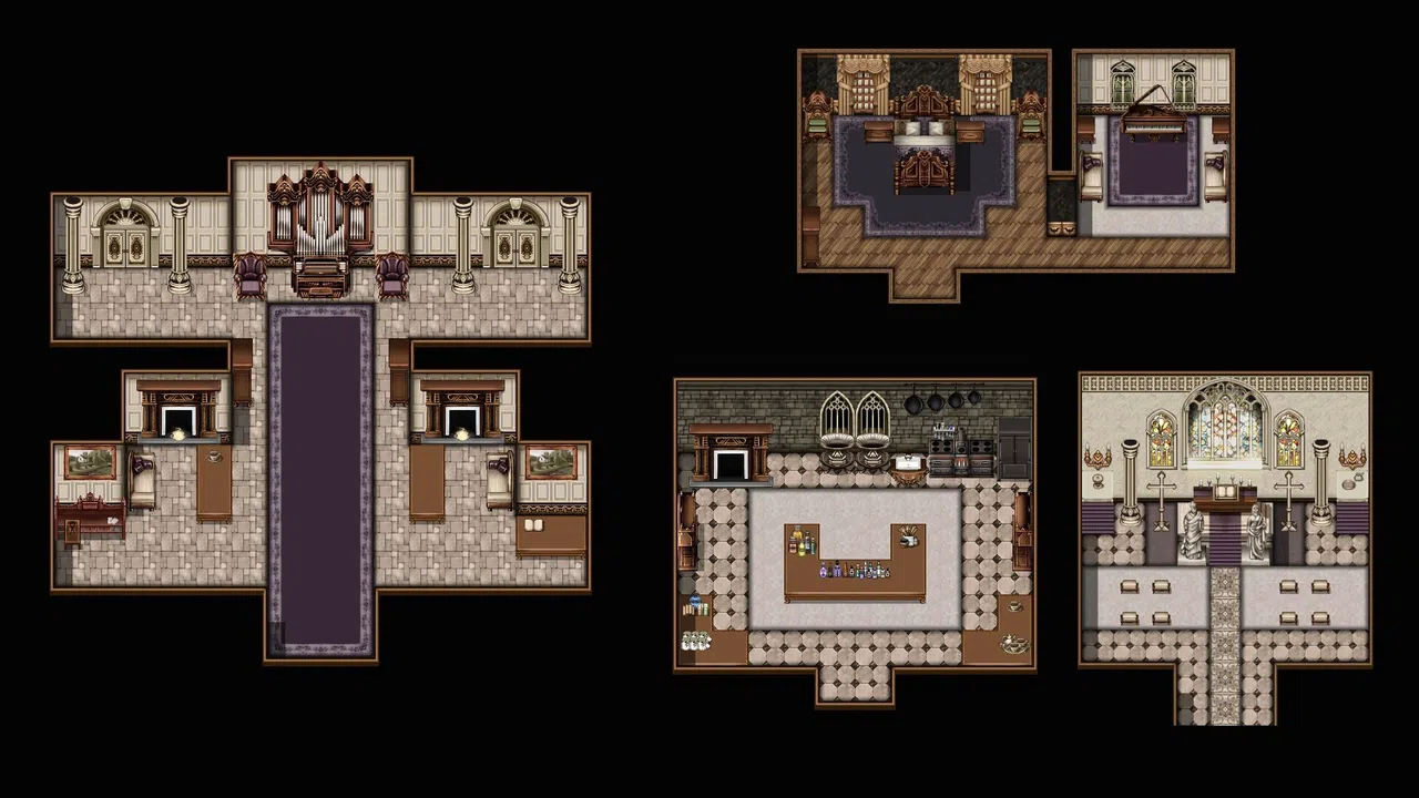 RPG Maker MV - KR Gothic Castle Tileset Screenshot 0