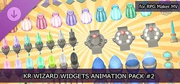 RPG Maker MV - KR Wizard Widgets Animations Pack 2