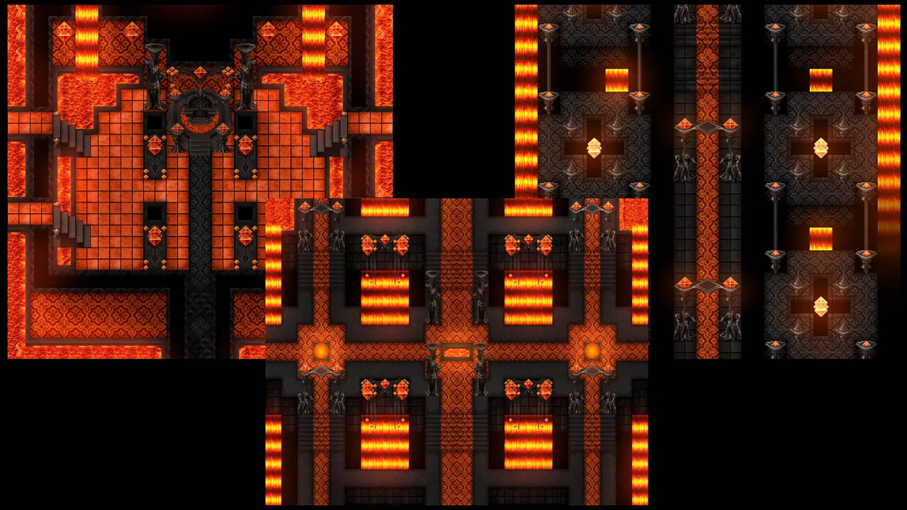 RPG Maker MV - KR Legendary Palaces - Cerberus Tileset Screenshot 1