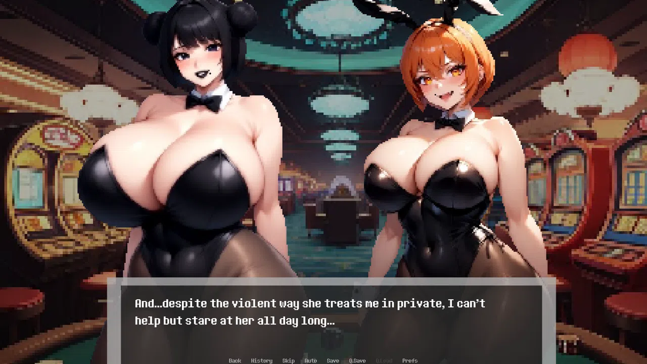 Dominated by: Yandere Goth Bunny Screenshot 0