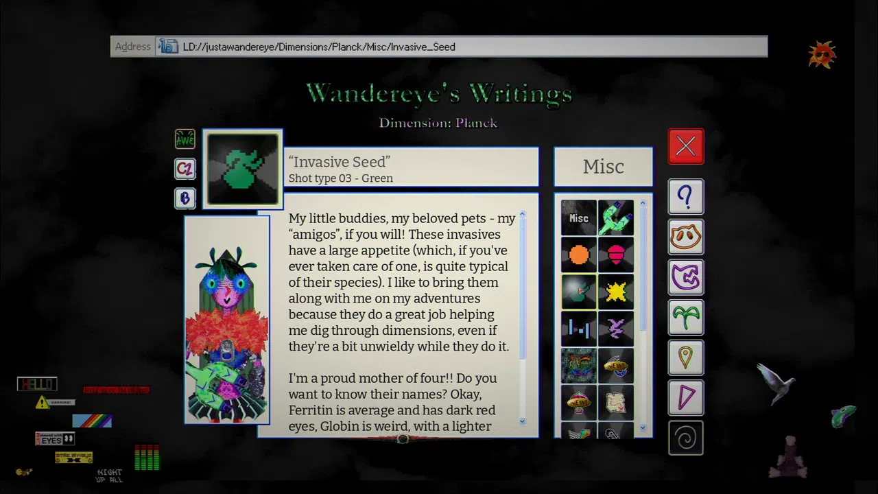 Fourmiworld: Wandereye's Writings Screenshot 3