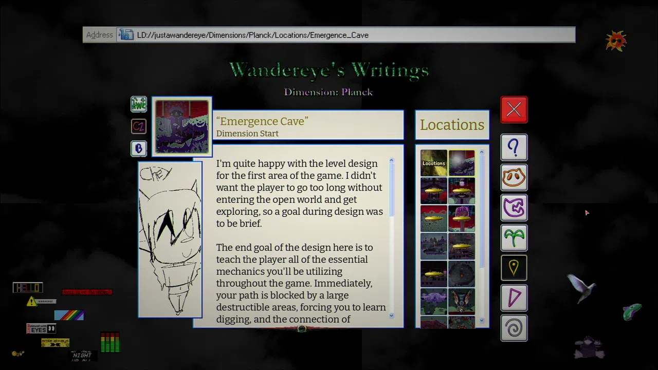 Fourmiworld: Wandereye's Writings Screenshot 2