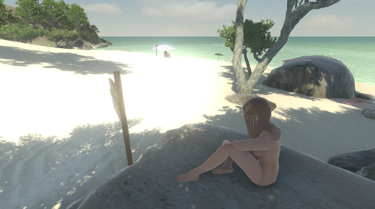 Nudity Beach Simulator 2025 Screenshot 0