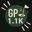 GAIN A TOTAL GP OF 1100 icon