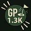 GAIN A TOTAL GP OF 1300 icon
