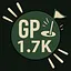 GAIN A TOTAL GP OF 1700 icon