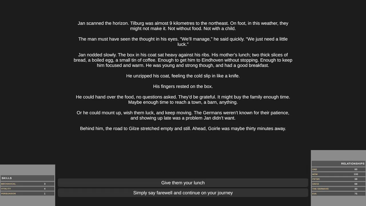 Survive, Resist, Collaborate - a World War 2 Choice-Based Story Screenshot 4