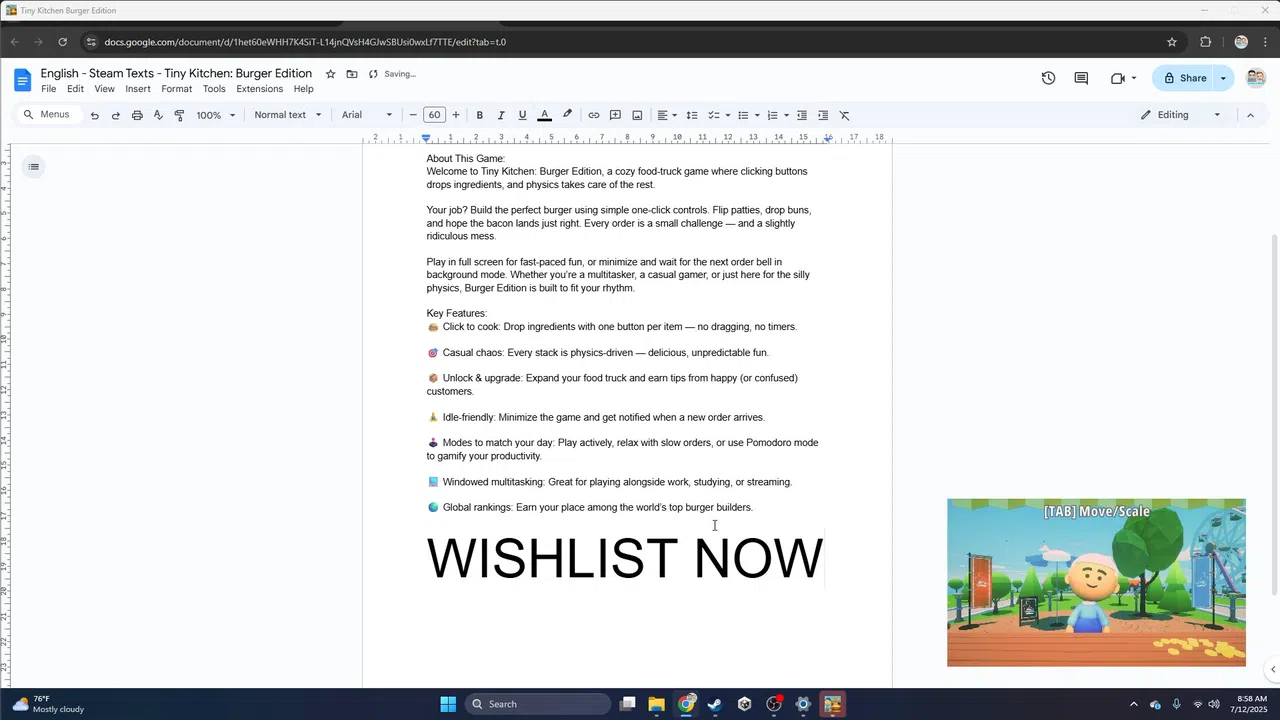 Tiny Kitchen: Burger Edition Screenshot 7