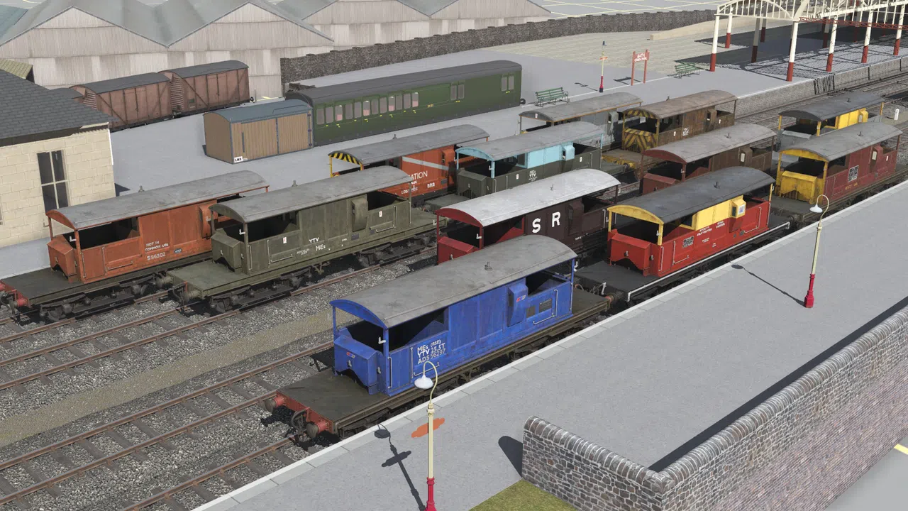 Trainz 2022 DLC - SR Queen Mary Brake Vans Screenshot 2