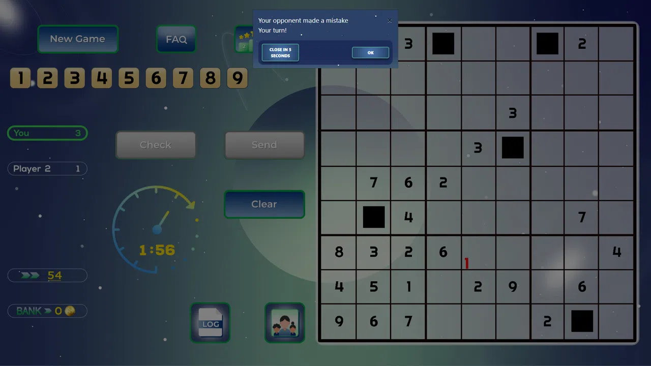 Sudoku online with friends Screenshot 1