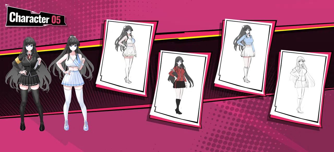 Academy Love Saga: Tennis Angels EX Artbook Screenshot 0