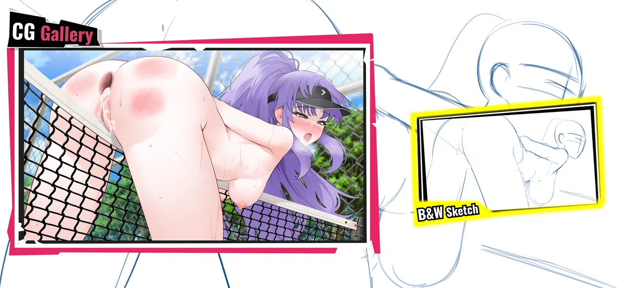 Academy Love Saga: Tennis Angels EX Artbook Screenshot 4