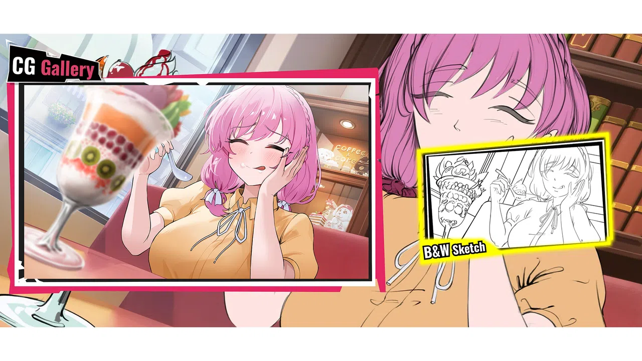 Academy Love Saga: Tennis Angels EX Artbook Screenshot 1