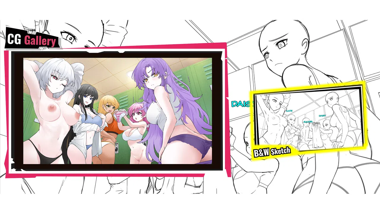 Academy Love Saga: Tennis Angels EX Artbook Screenshot 7