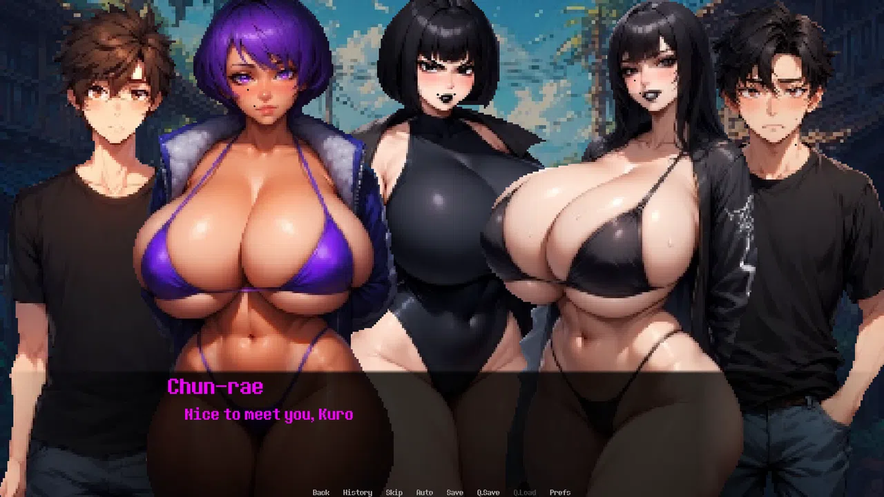 Dominated by Yandere Goth Girlfriend 3: On the Beach Screenshot 4