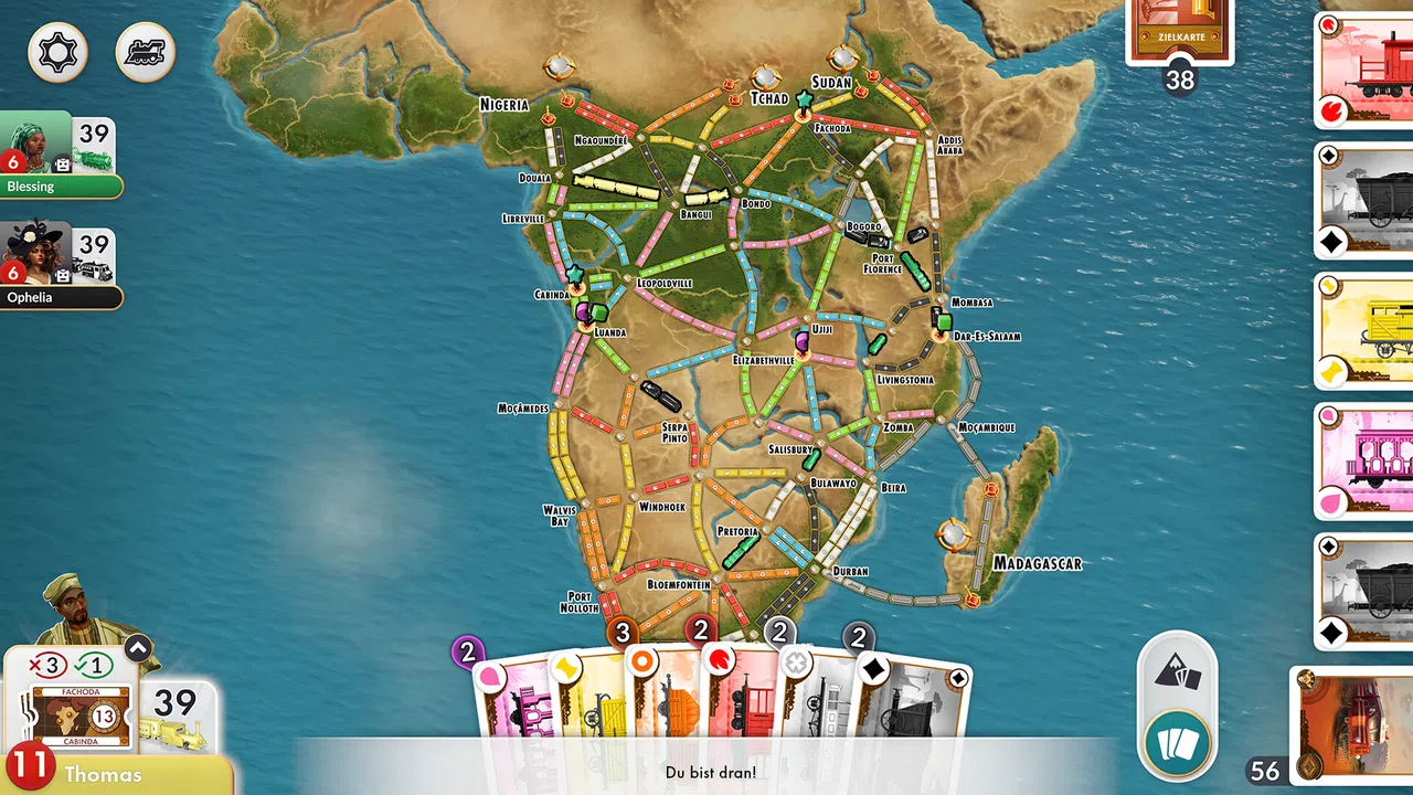 Ticket to Ride®: Heart of Africa Expansion Screenshot 0