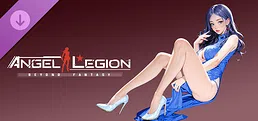 Angel Legion-DLC High-Slit Cheongsam (Blue)