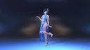Angel Legion-DLC High-Slit Cheongsam (Blue) Screenshot 1