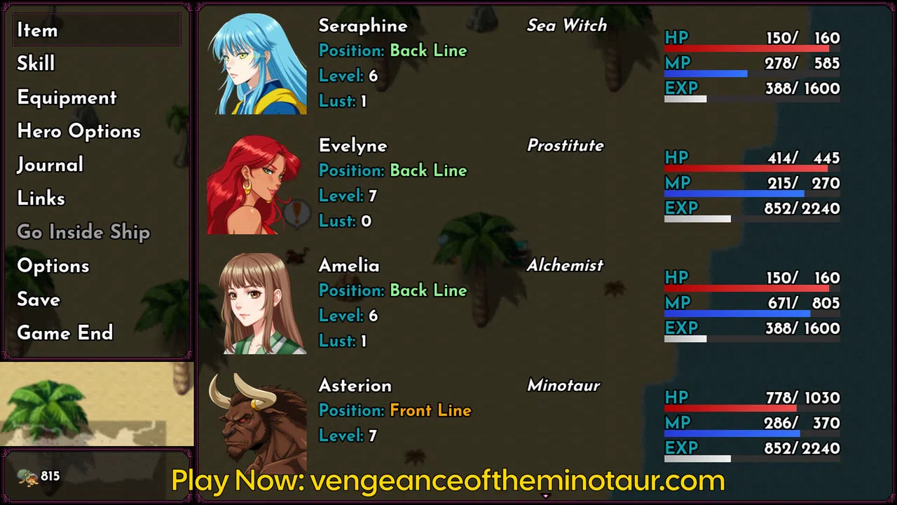 Vengeance Of The Minotaur RPG Demo Screenshot 3