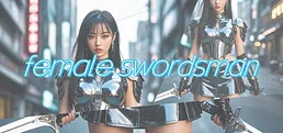 female swordsman