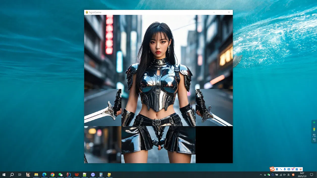 female swordsman Screenshot 1