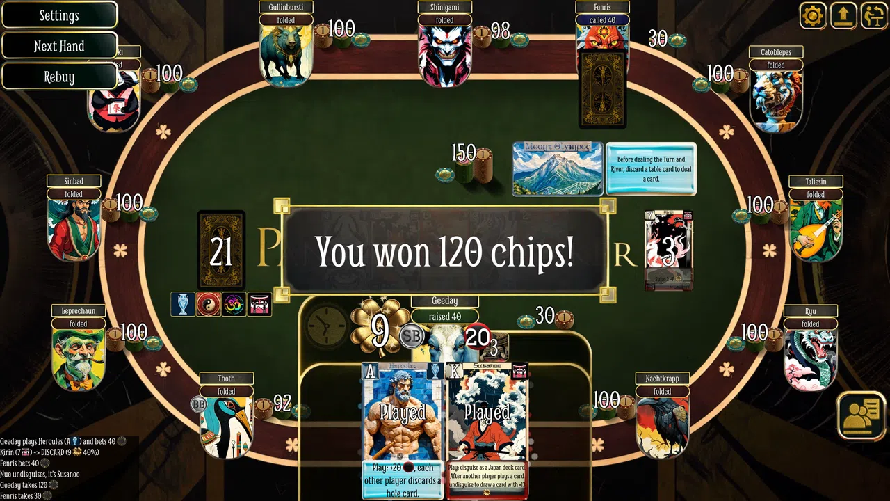 Pantheon Poker Screenshot 0